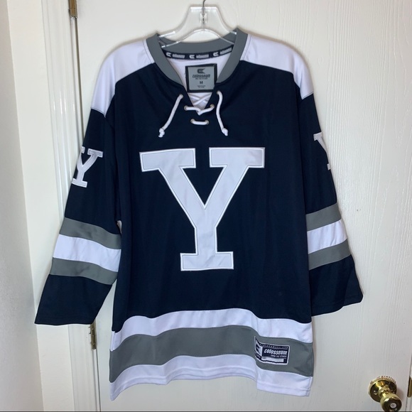 Yale NCAA "Ice Machine" Men's Hockey Jersey - Picture 2 of 8
